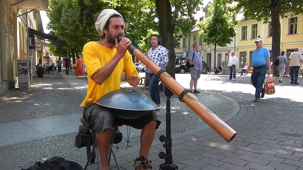 Best Street Performer Ever (Didgeridoo & Hangdrum) - Jesse Lethbridge