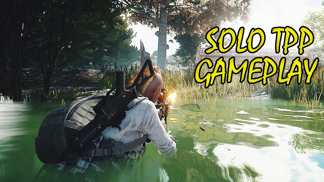 PUBG PC Erangel Solo Gameplay (TPP, 4K 60FPS, No Commentary)