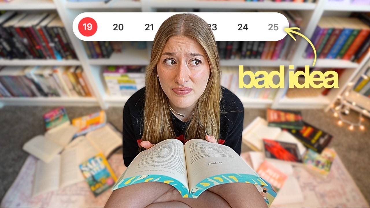 I attempted reading 100 pages EVERY DAY.. for a week!!