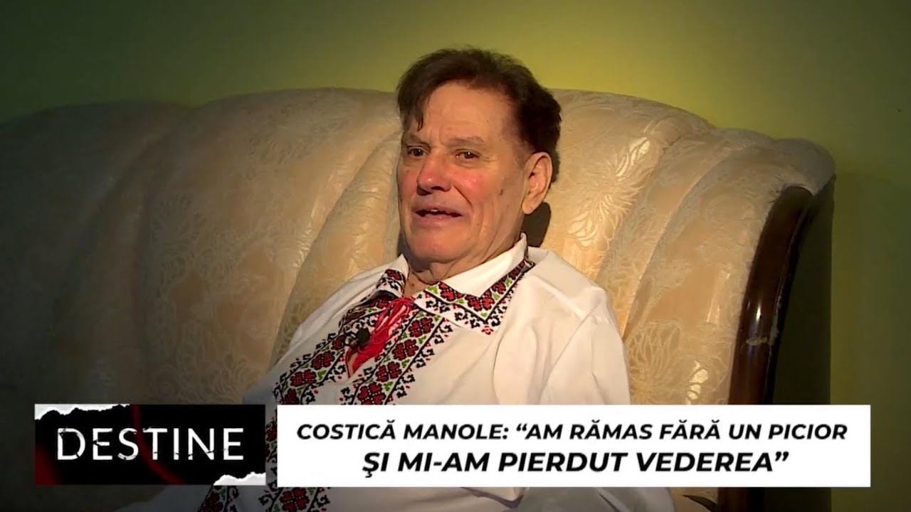 DESTINE: Interpretul Costică Manole a rămas fără un picior și și-a pierdut vederea