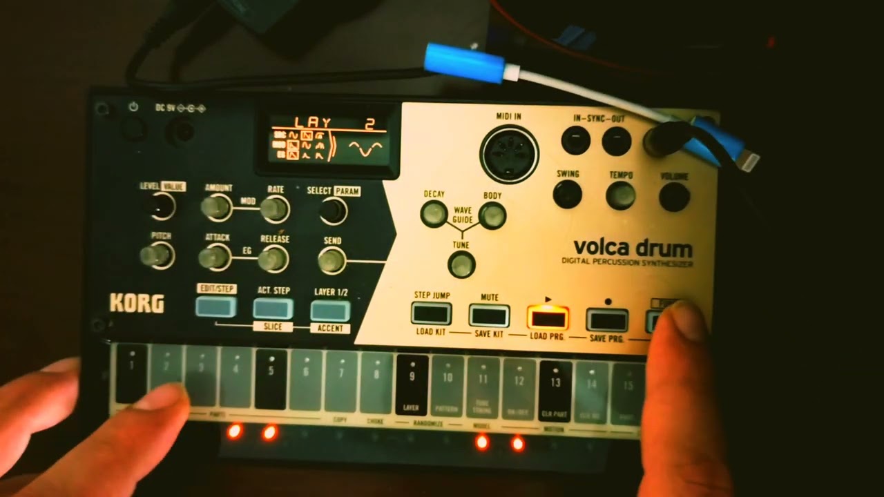 volca drum jam #7 &mdash; unpleasant synths