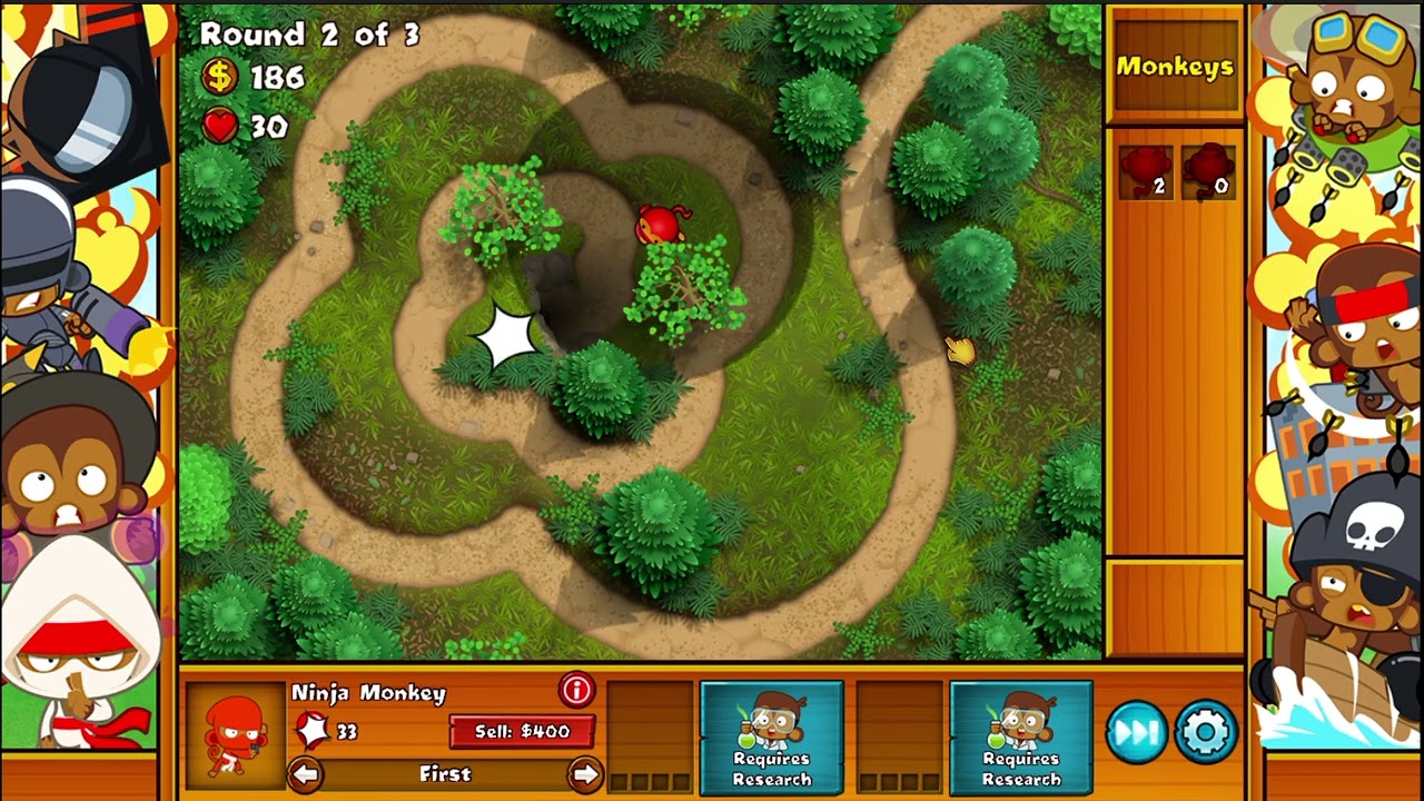 Bloons Monkey City part 1 #btdb #btd6 #fyp #viral #favourite #like #subscribe #sub #btd #btd5