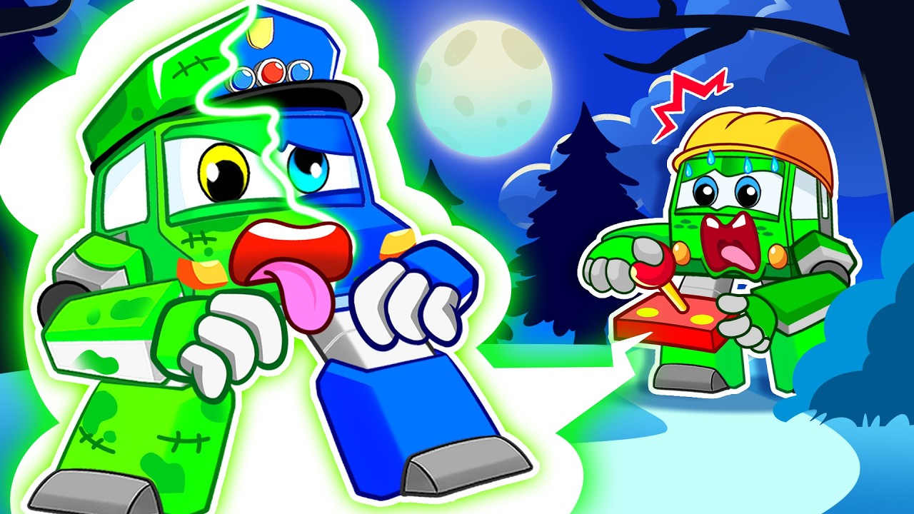 Oh tidak! ada apa dengan polisi sheriff 👮🏻‍♂️ Tata Krama yang Baik | RoboSquad Kartun Anak