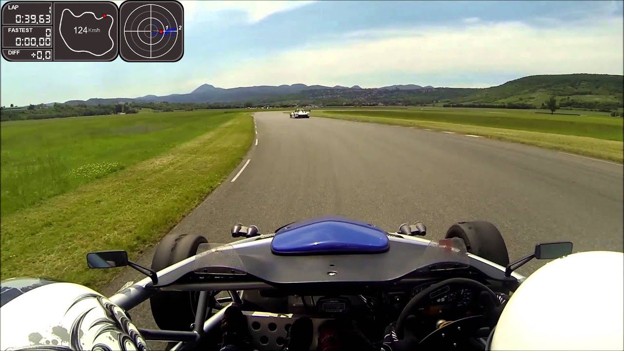 Ariel Atom vs Radical SR3-SL  Circuit Ladoux 15 06 2013