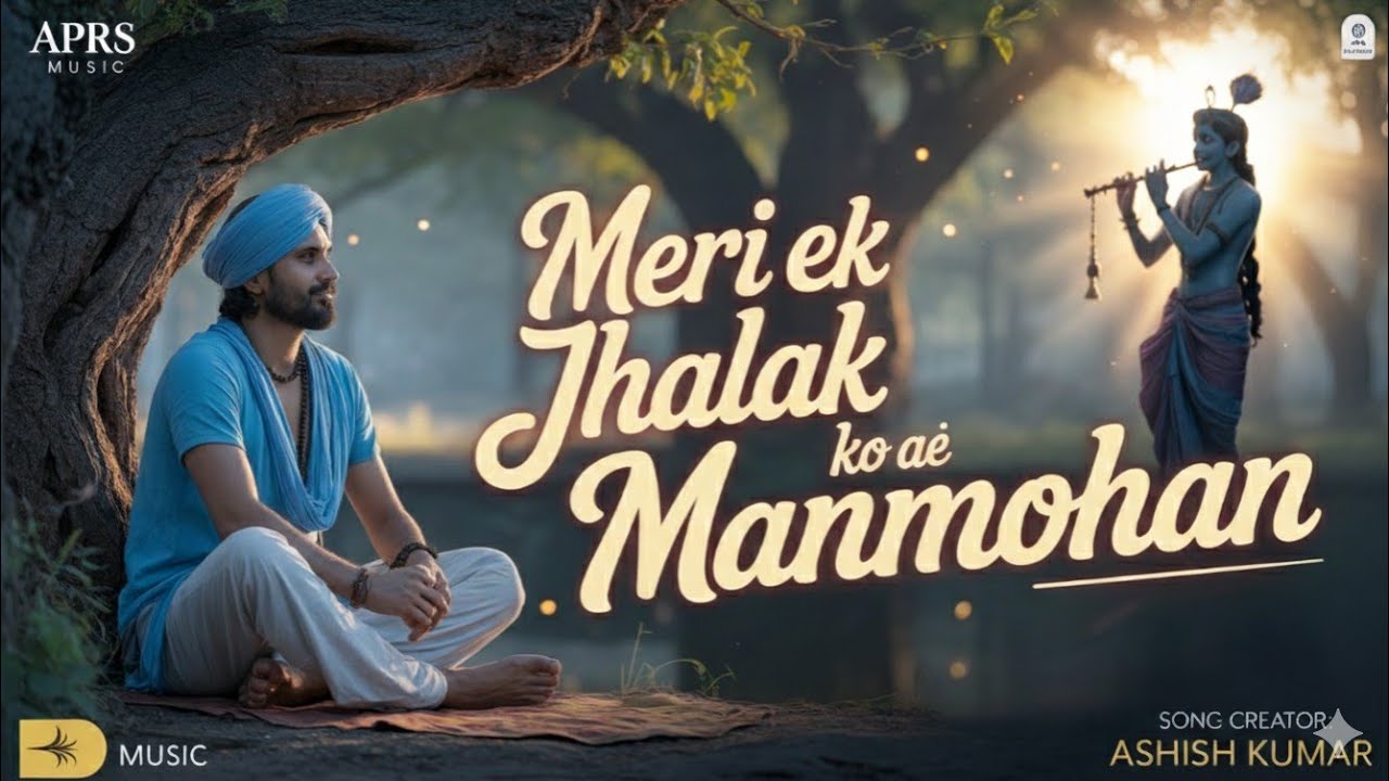 Meri Ek Jhalak Ko Ae Manmohan | Krishna Bhajan | Ashish Kumar | APRS MUSIC | Devotional Song
