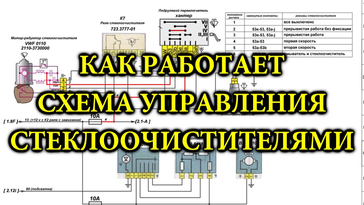 Как работает схема управления дворниками на УАЗ Патриот 2012 года? Ремонт, разбор схемы.