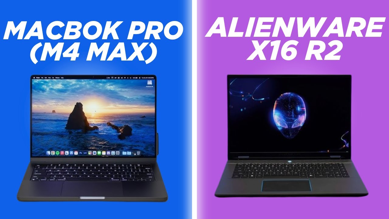 MacBook Pro M4 Max против Alienware x16 R2: скорость, мощность и дизайн &mdash; сравнение!