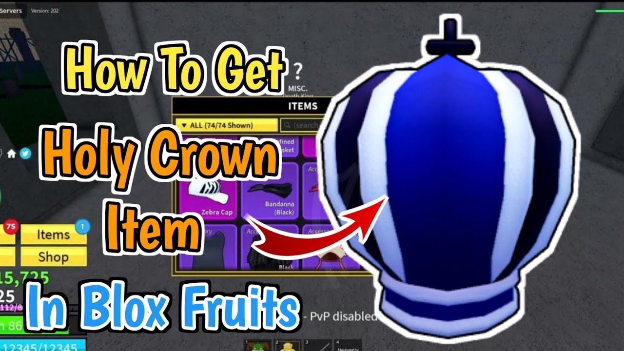 How To Get Holy Crown Item In Blox Fruits (2025) | Complete Step By Step Guide
