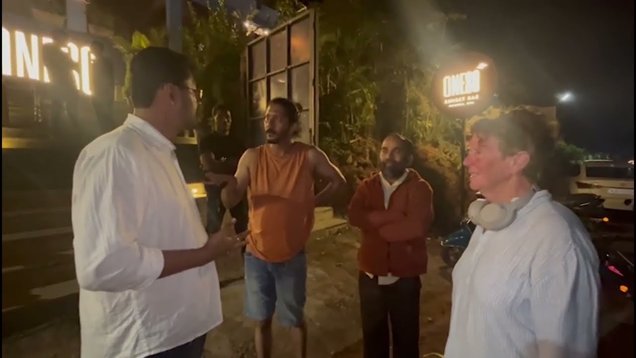 #Watch- Foreigner confronts club employee for loud music in Mandrem!