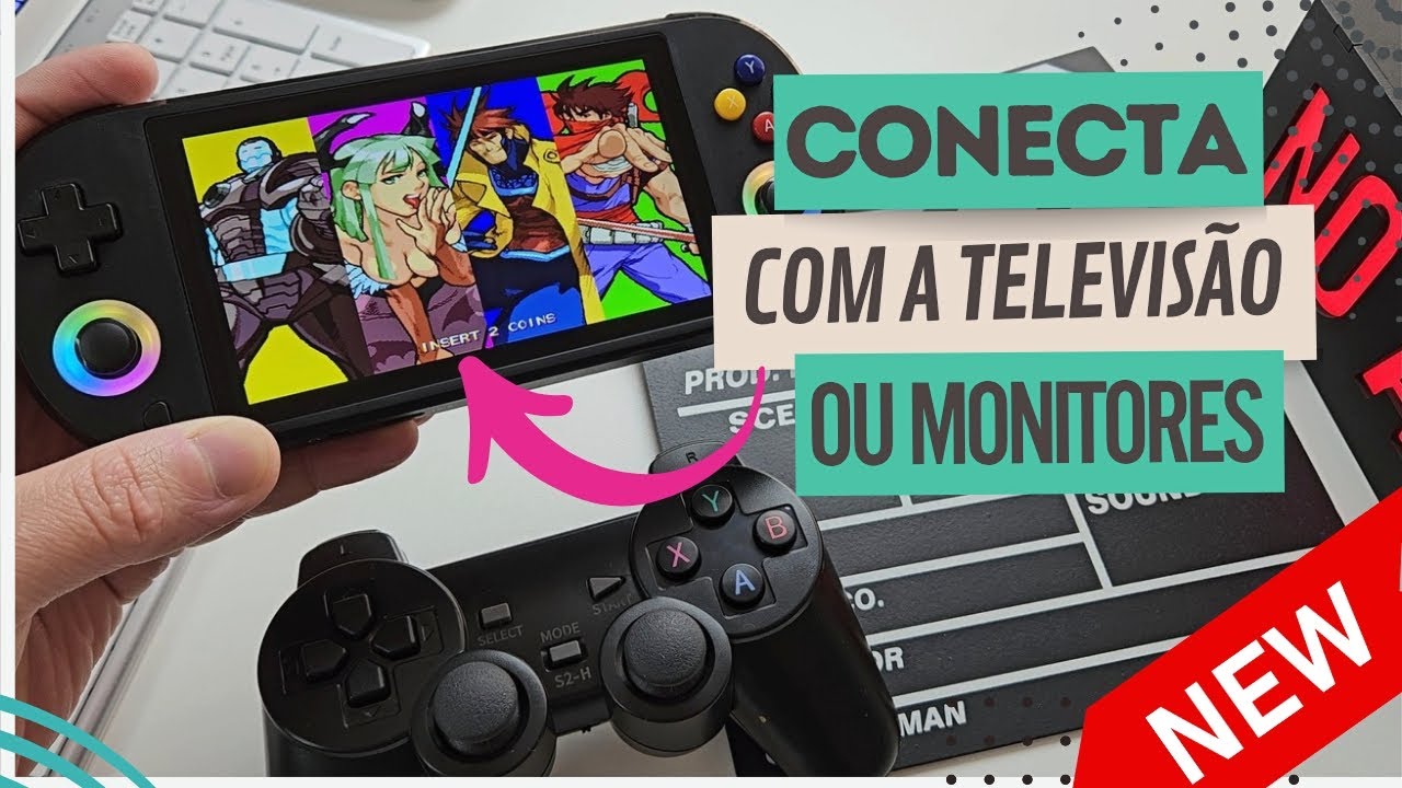NOVO M22 PRO Conecta a TELEVISÃO e MONITORES - Será o Clone Barato Do TRIMUI SMART PRO?