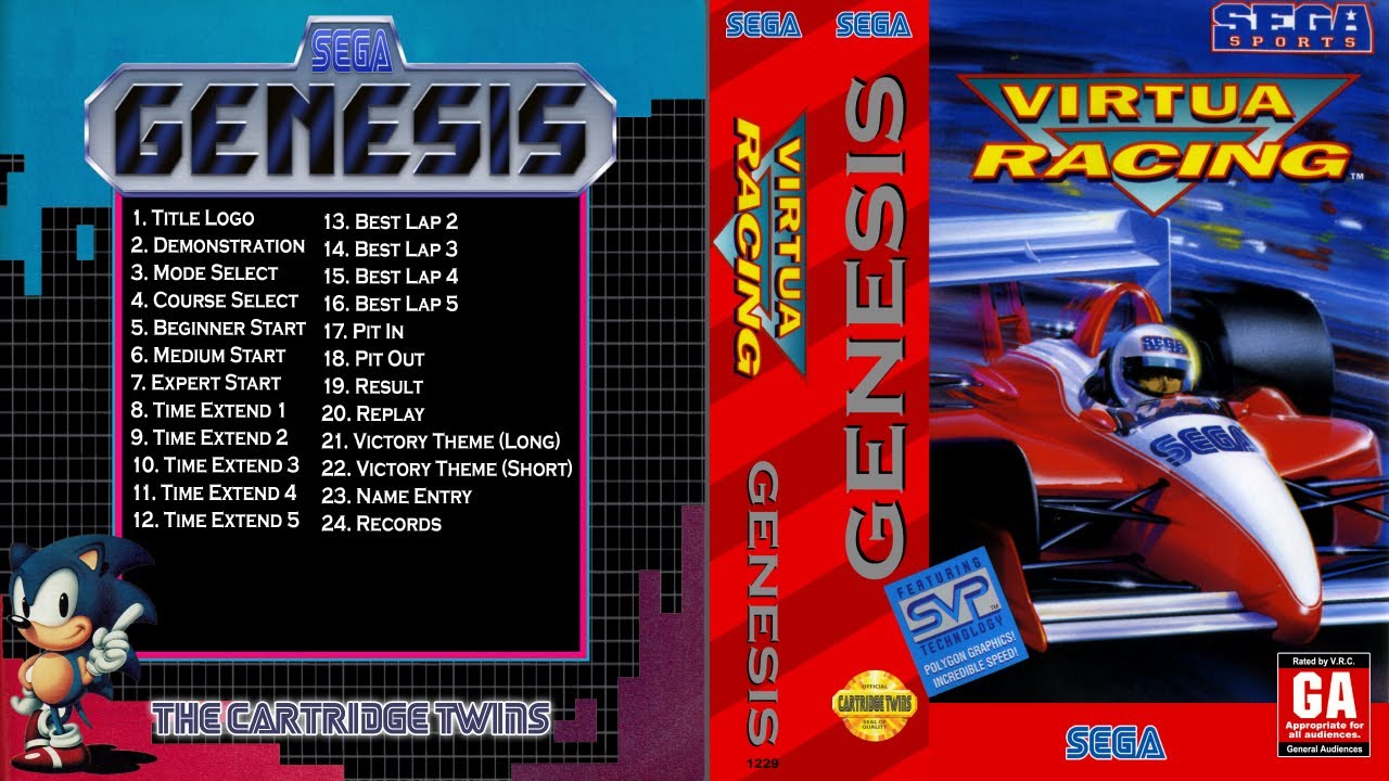 Virtua Racing - Sega Genesis OST