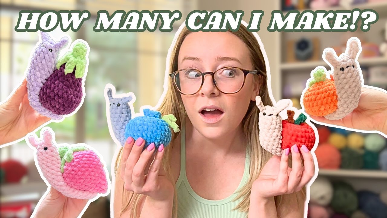 I Crocheted Snails For 10 Hours...