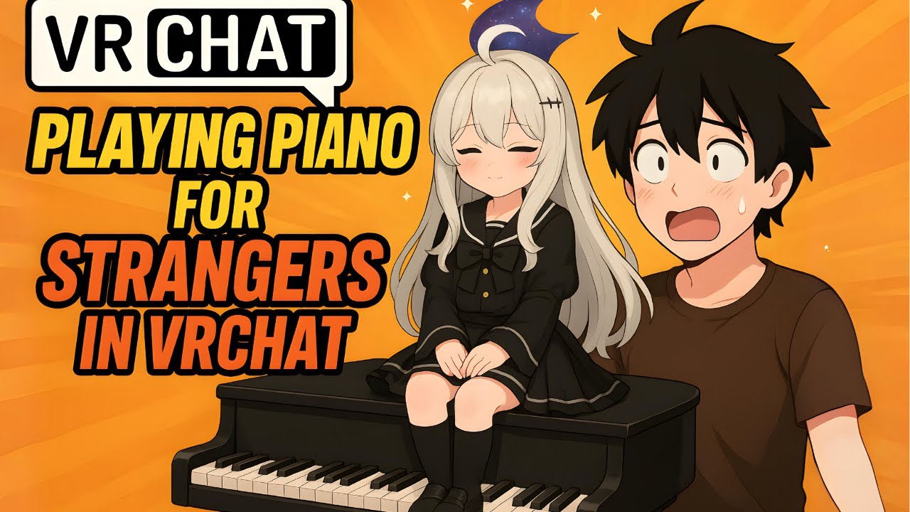 🤣Their Reactions Were Priceless!I Played Piano for Strangers in VRChat…  #33 #vrchat