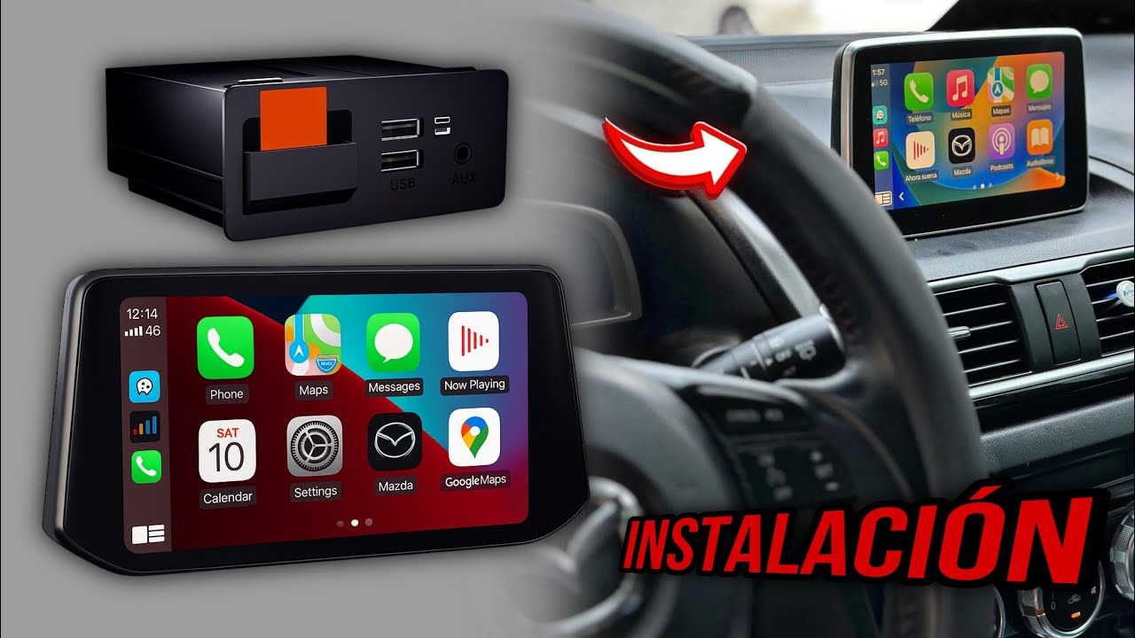 Instalación de Módulo CarPlay en Mazda 3 2018 (Como instalar)