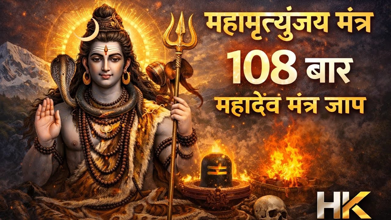 🙏महामृत्युंजय मंत्र 108 बार | Mahamrityunjaya Mantra 108 Times | महादेव कृपा | 2026 | Feel HK song45