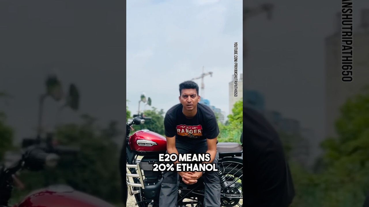 ⛽️What is E20 Petrol? Watch Before You Fuel Up⚠️ #automobile #royalenfield #bullet #interceptor650