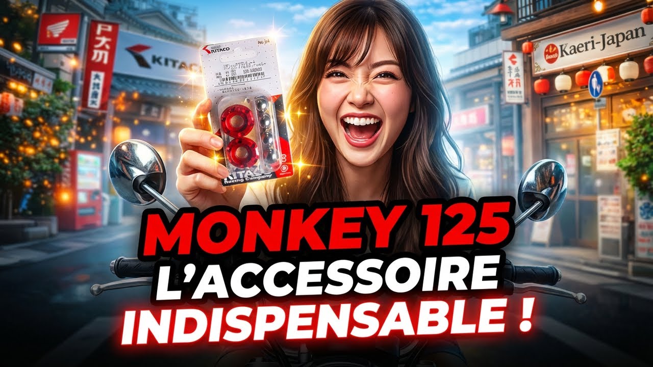 Un petit accessoire indispensable pour personnaliser votre Honda Monkey 125!