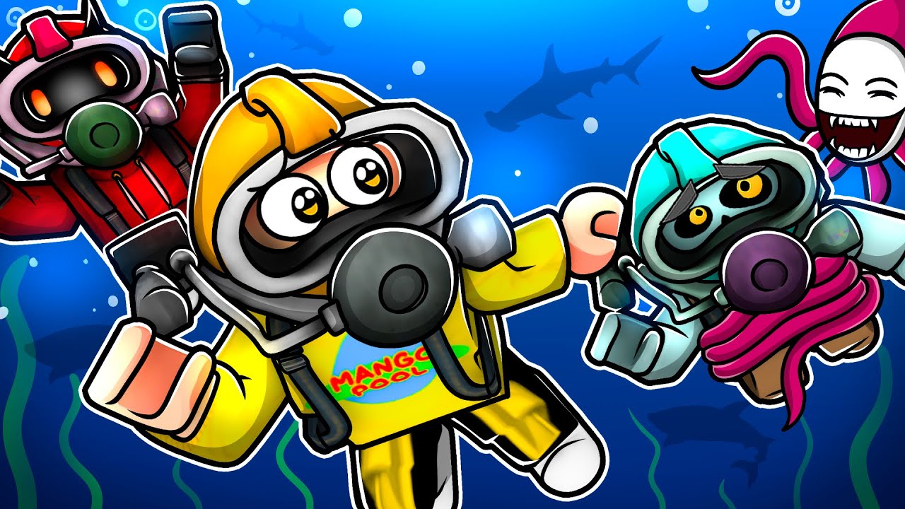 We Played DOORS But Its UNDERWATER (Roblox Pressure)