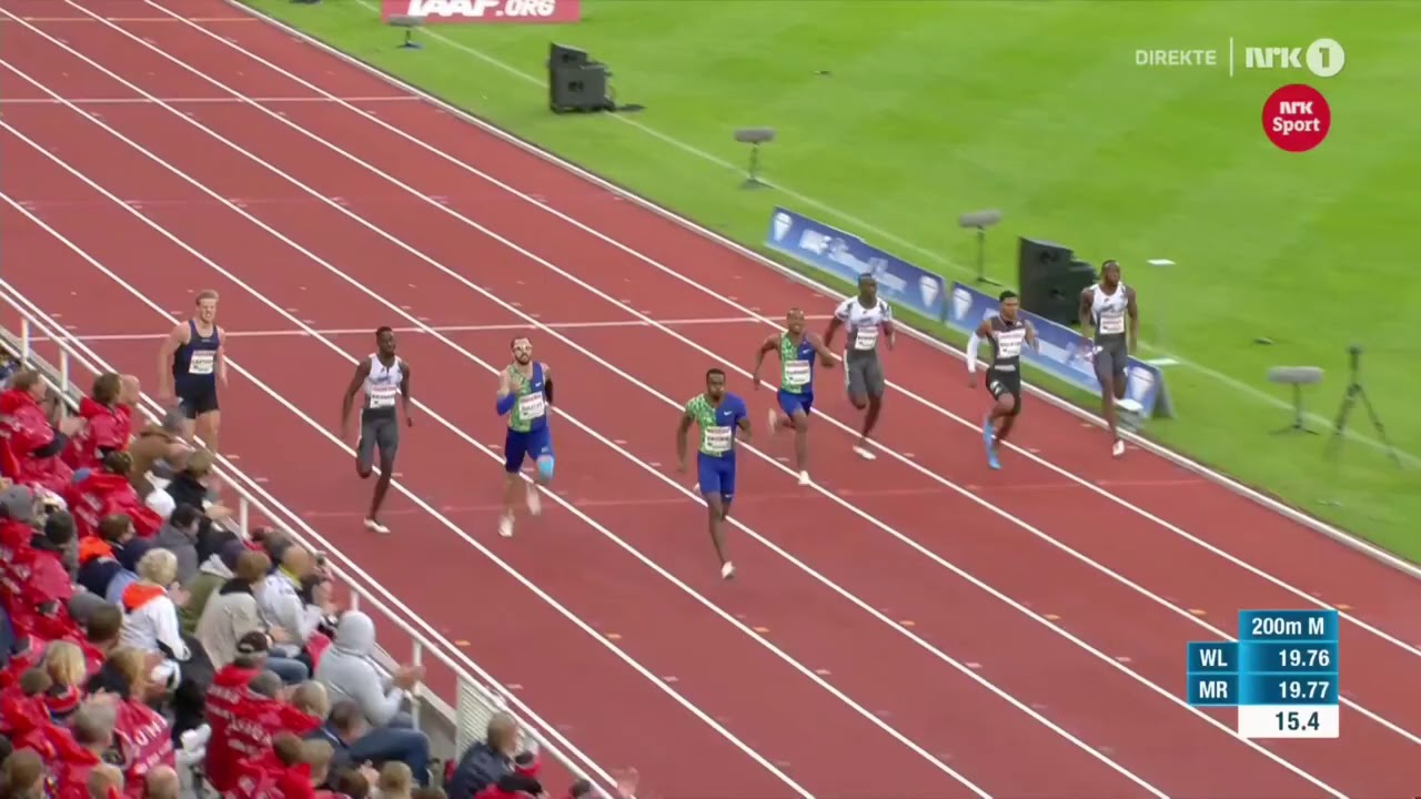 Ramil Guliyev 200m in Stockholm - IAAF Diamond League 2019 (20.40)