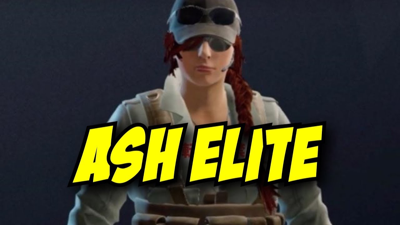 Rainbow Six Siege ASH ELITE set uniform no mvp victory animation