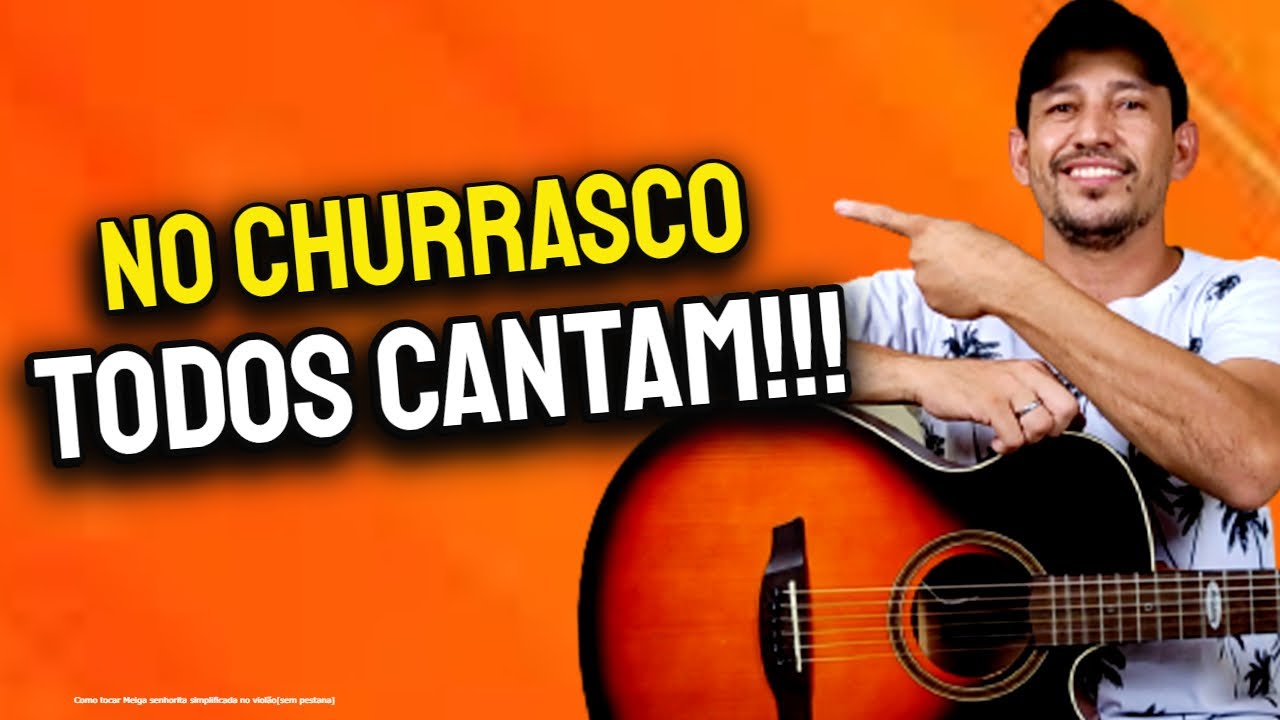 Como Tocar MEIGA SENHORITA (Zé Geraldo) Simplificada no Violão [sem pestana]