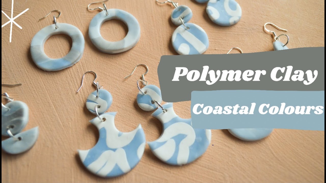 Polymer Clay Earring Tutorial | How to Make Coastal Earrings