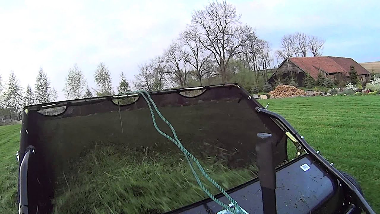 Jula - zbieracz do trawy / lawn sweeper