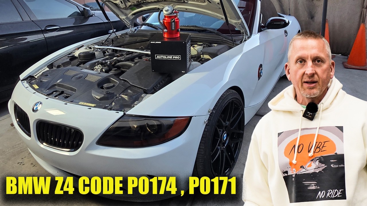 BMW Z4 e85 SMOKE TEST FOR P0174, and P0174 using (AUTOLINE PRO SERIES) 💥💥💪