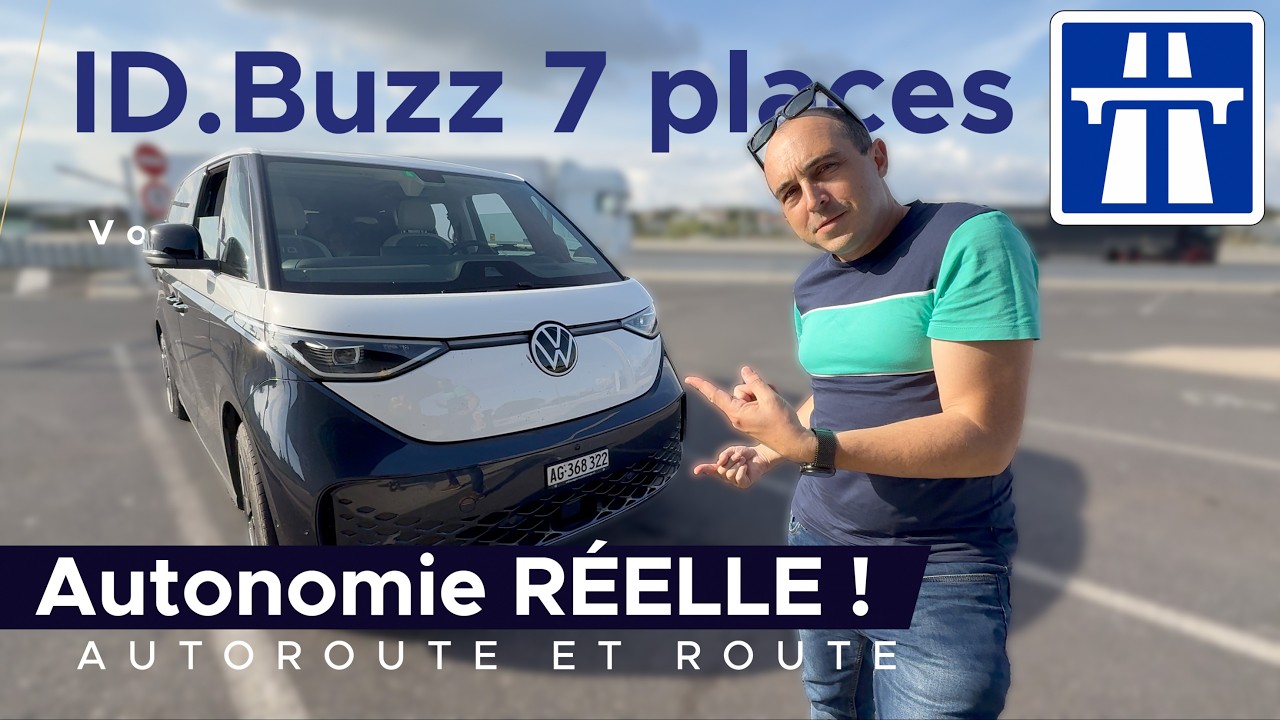 ID Buzz 7 places : son autonomie r&eacute;elle sur autoroute !