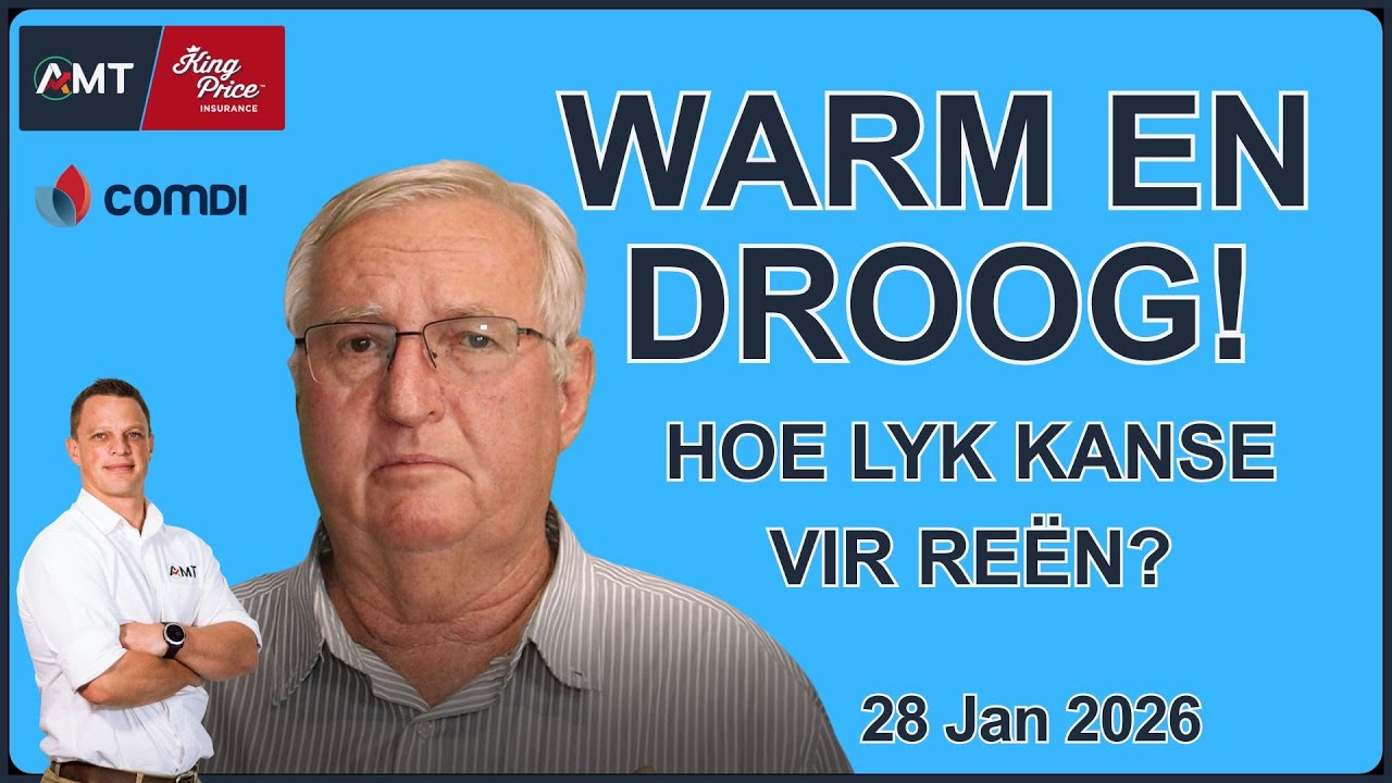 Warm en droog! Hoe lyk die kanse vir reën? | Weeroorsig – 28 Jan 2026