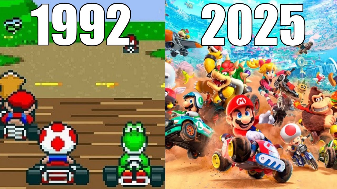 Evolution of Mario Kart Games [1992-2025]