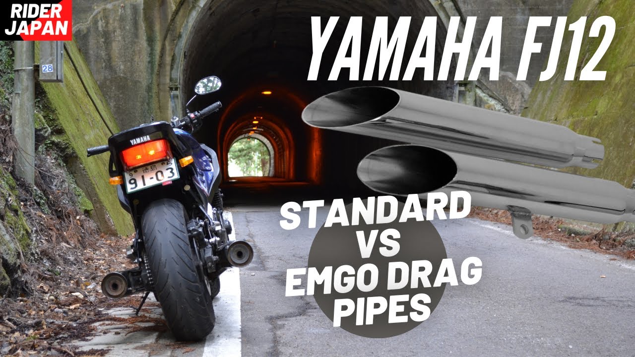 FJ1200 Standard Cans vs Emgo Drag Pipes. Sound and Performance