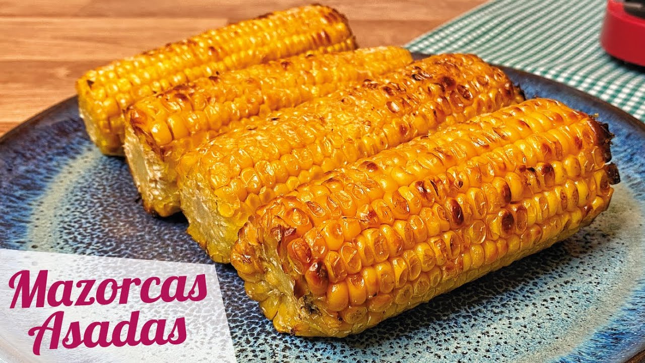 MAZORCA EN FREIDORA DE AIRE 🌽 Mazorca de maíz asada