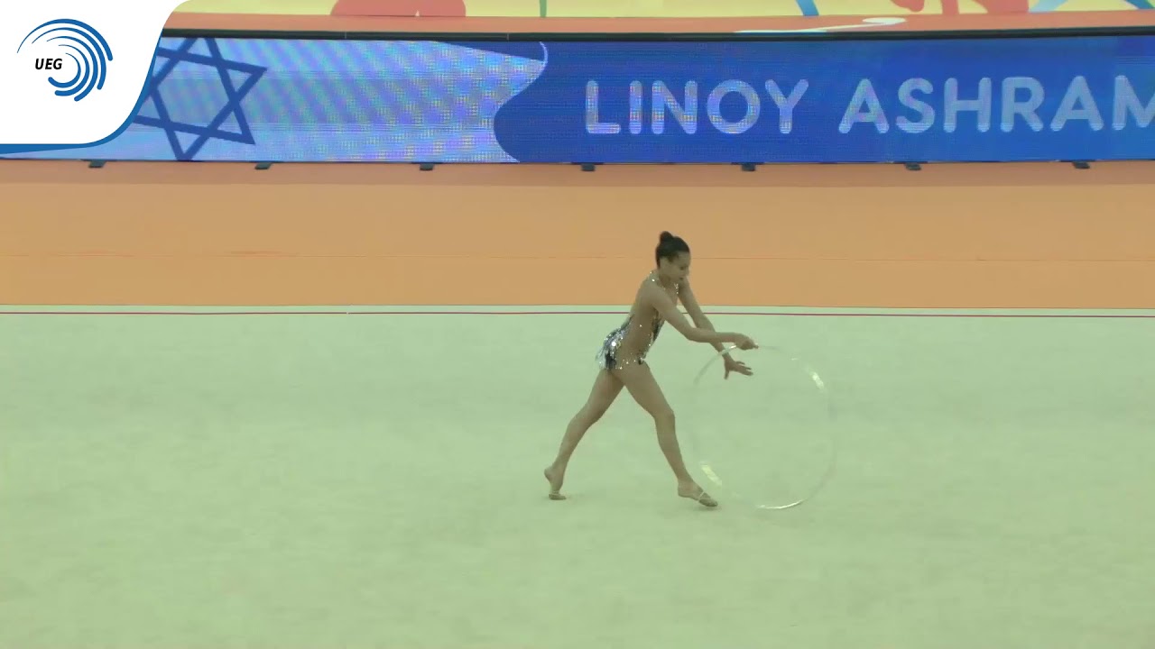 Linoy ASHRAM (ISR) - 2018 Rhythmic Europeans, all around final hoop