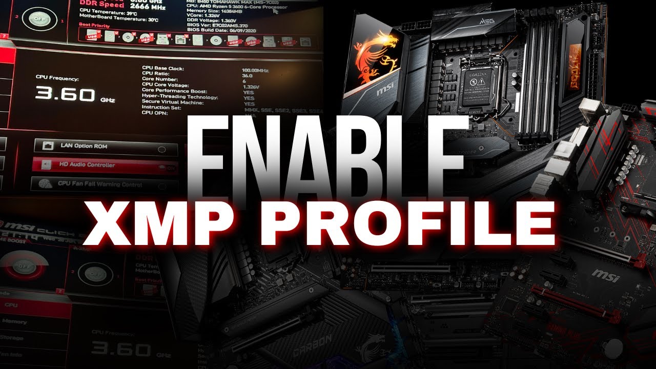 MSI BIOS RAM Overclock Guide | Enable XMP Profile Step-by-Step