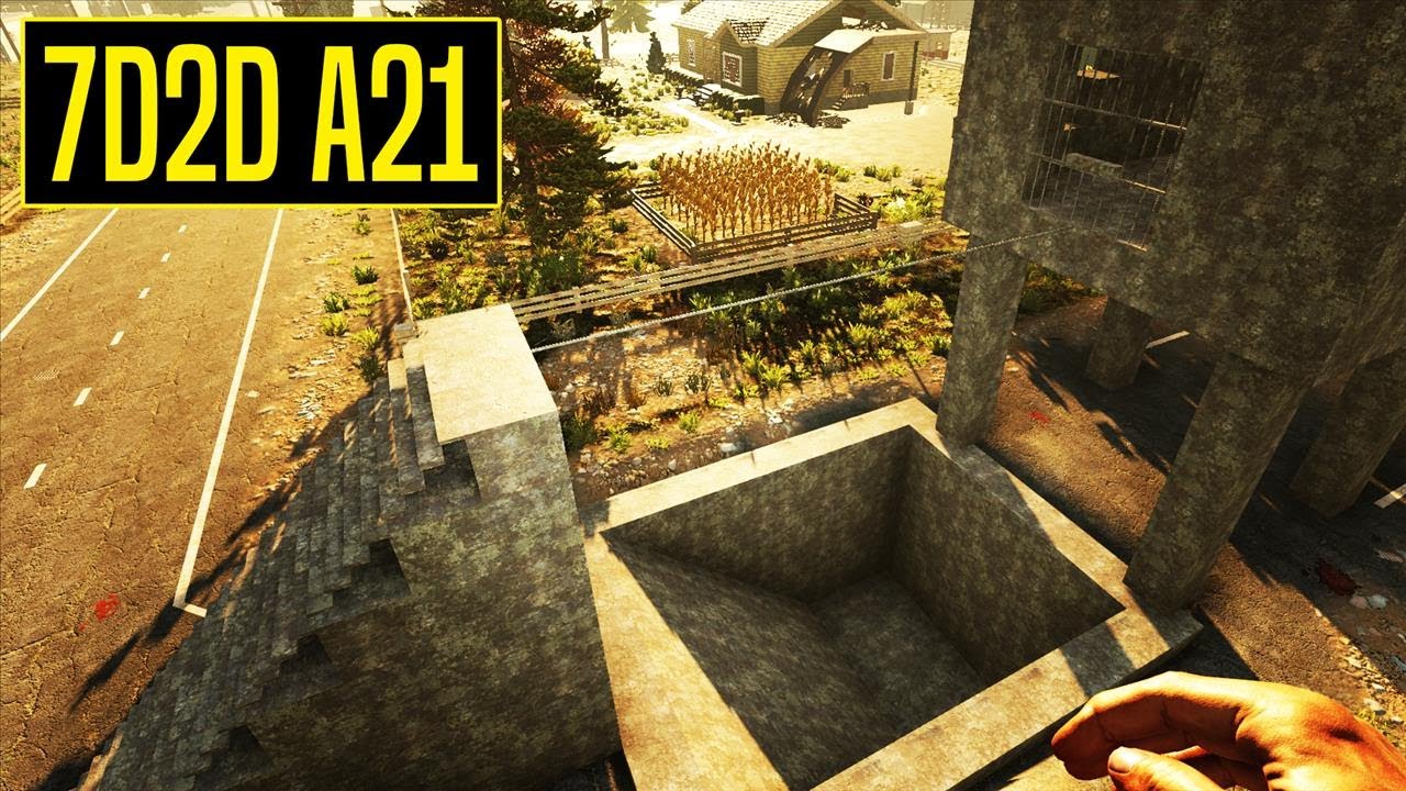 Designen wir die neue Hordenbase | 7 Days to Die Alpha 21 deutsch