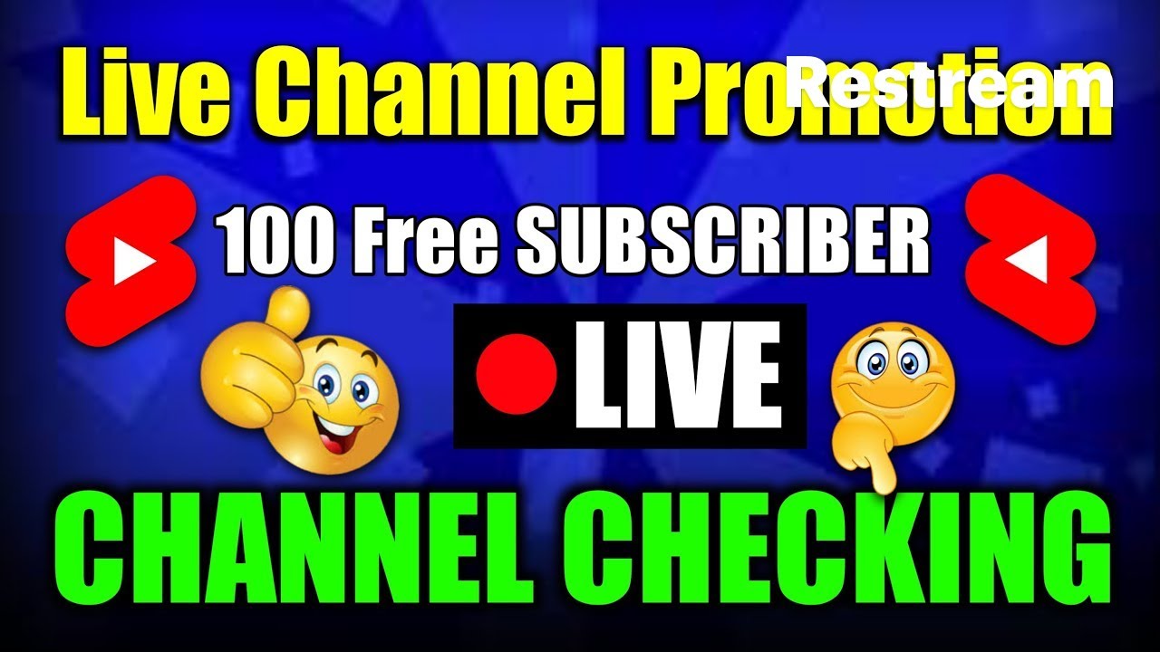 Get 1000+ Subscribe Free | Live Channel Checking And Free Promotion