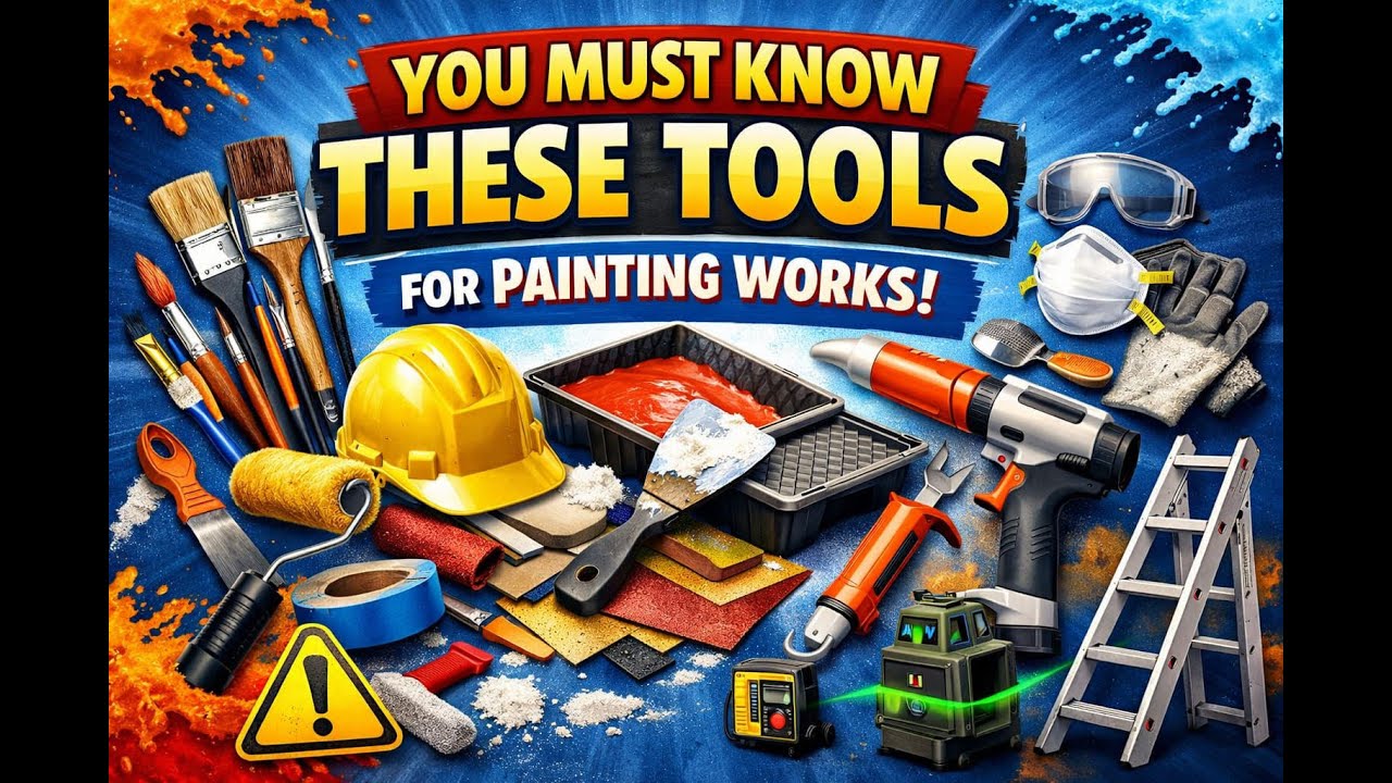 Painting Tools & Equipment in Pictures | Construction Essentials