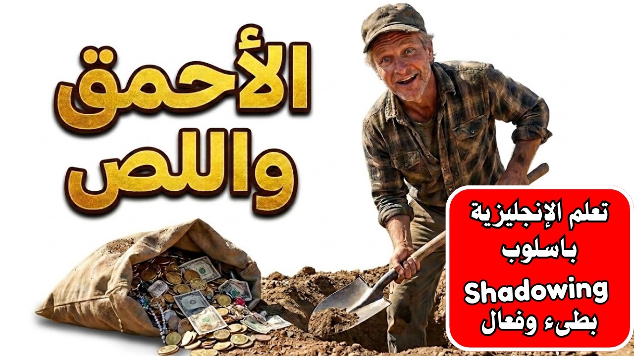 9- الاحمق واللص The fool and the thief (المحاكاة - Shadowing أفضل اسلوب لتعلم الانجليزية )
