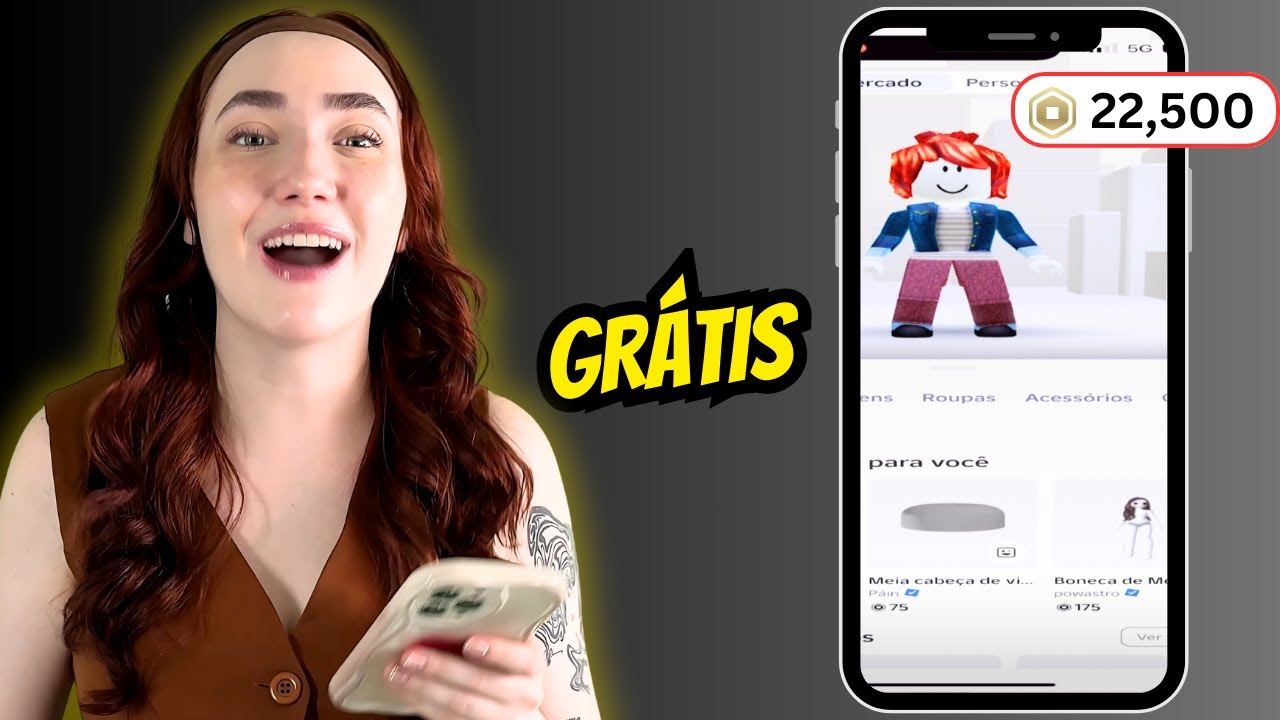 Como Conseguir ROBUX GRÁTIS no Roblox (Rápido) 🤩