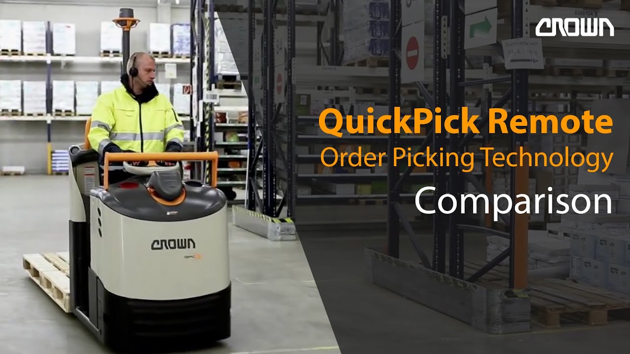 Crown Order Pickers | QuickPick® Remote | Optimise your picking process