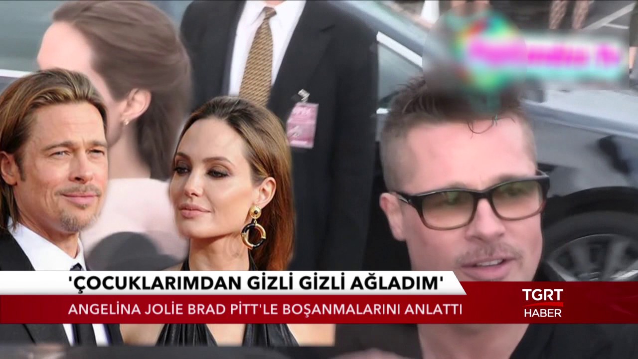 Angelina Jolıe Brad Pitt' le Boşanmalarını Anlattı