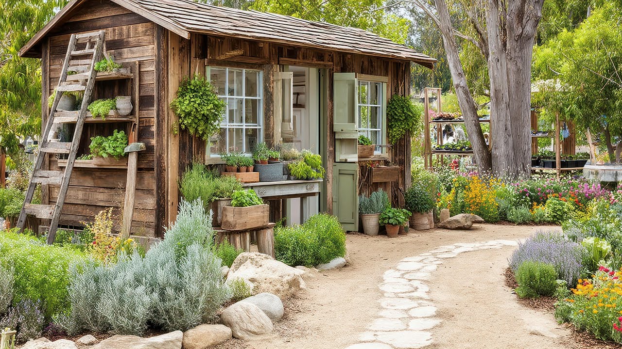 10 Beautiful Farmhouse Backyard Garden Shed Decor Ideas 2025 - You’ll Absolutely Love!