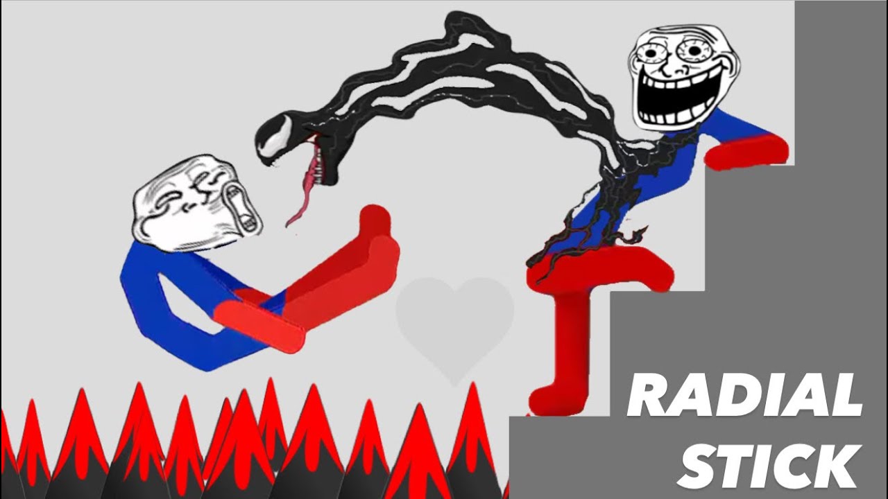Best Falls | Stickman Dismounting compilation of funny moments RADIAL STICK #704