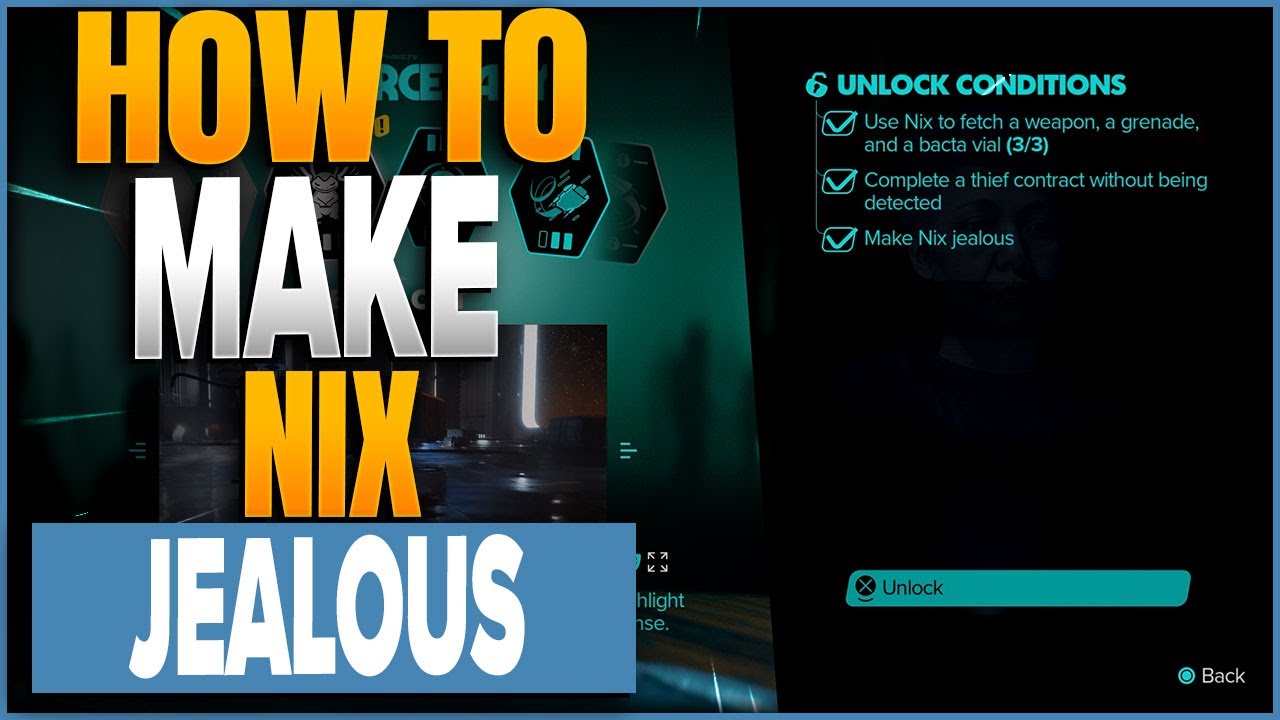 How To Make Nix Jealous In Star Wars Outlaws