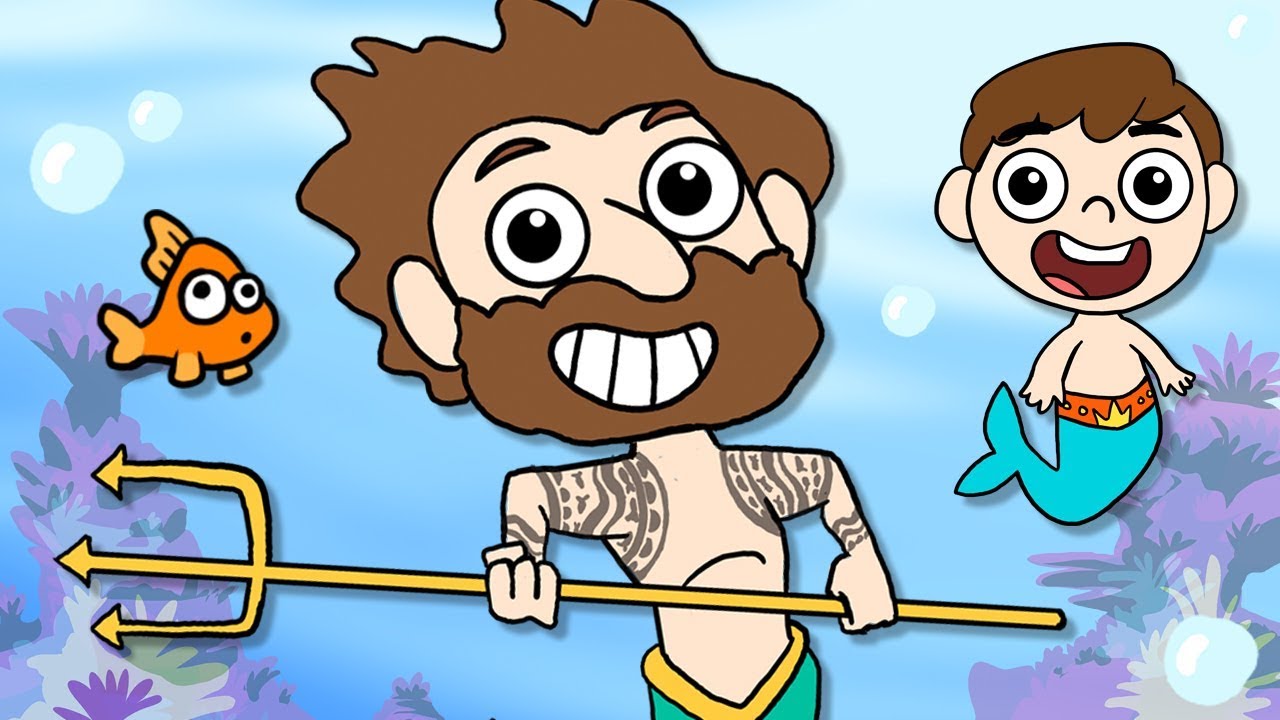 Mermaid Daddy Mommy Song | Mother Goose Club Nursery Playhouse Songs & Rhymes