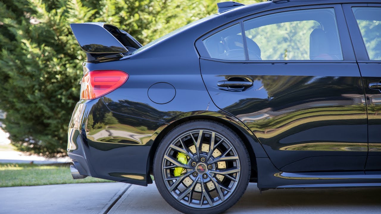 Detailing and Buffing the WRX STi