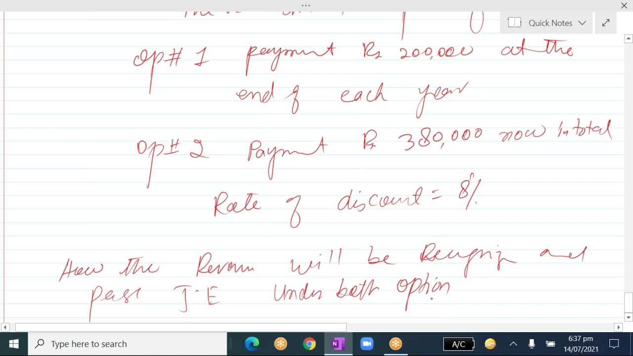 IFRS 15#5 time value of money l right to rturn l variable consideration