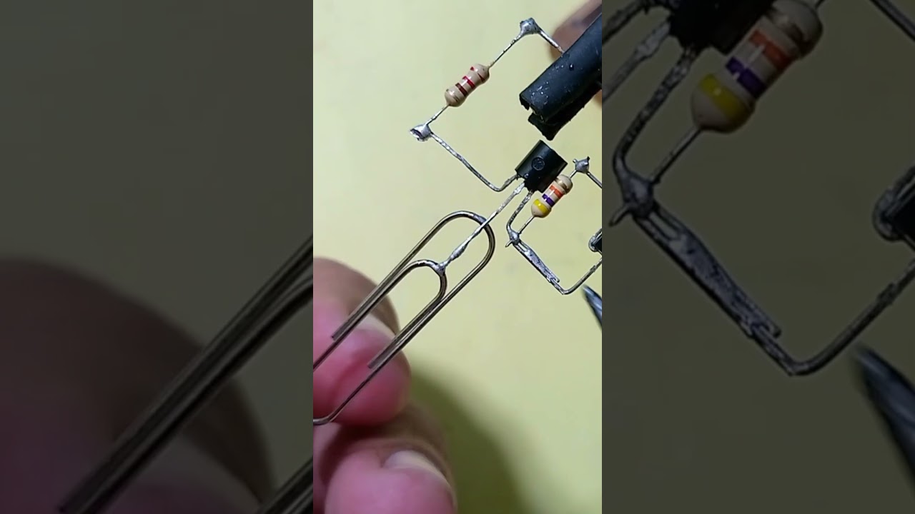 2n2222 Transistor| Touch Sensor | Electronics Projects  #transistor #2n2222 #simplecircuit