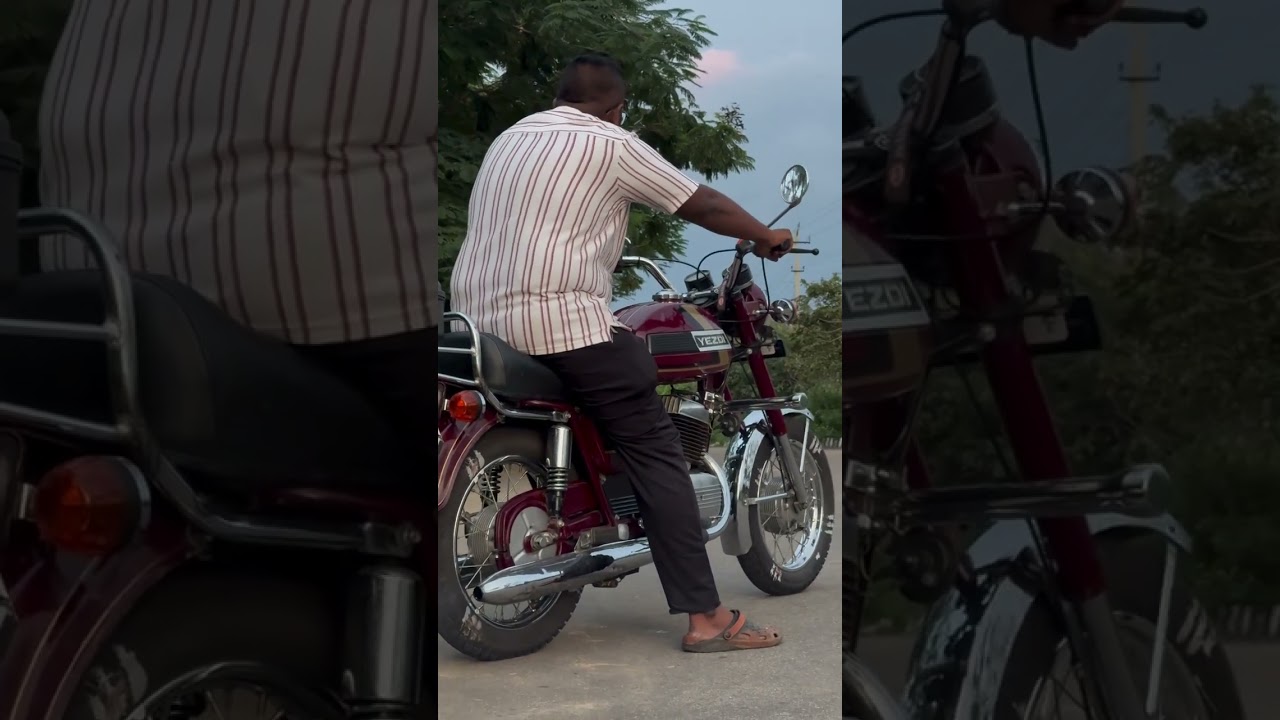 The Yezdi Road King's Design Was Inspired by the Jawa CZ 250 Racing Bike. #yezdi #yezdiroadster